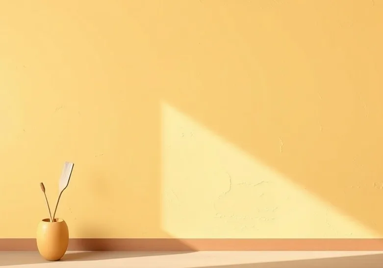 Application d'un enduit décoratif à la lisseuse sur un mur
